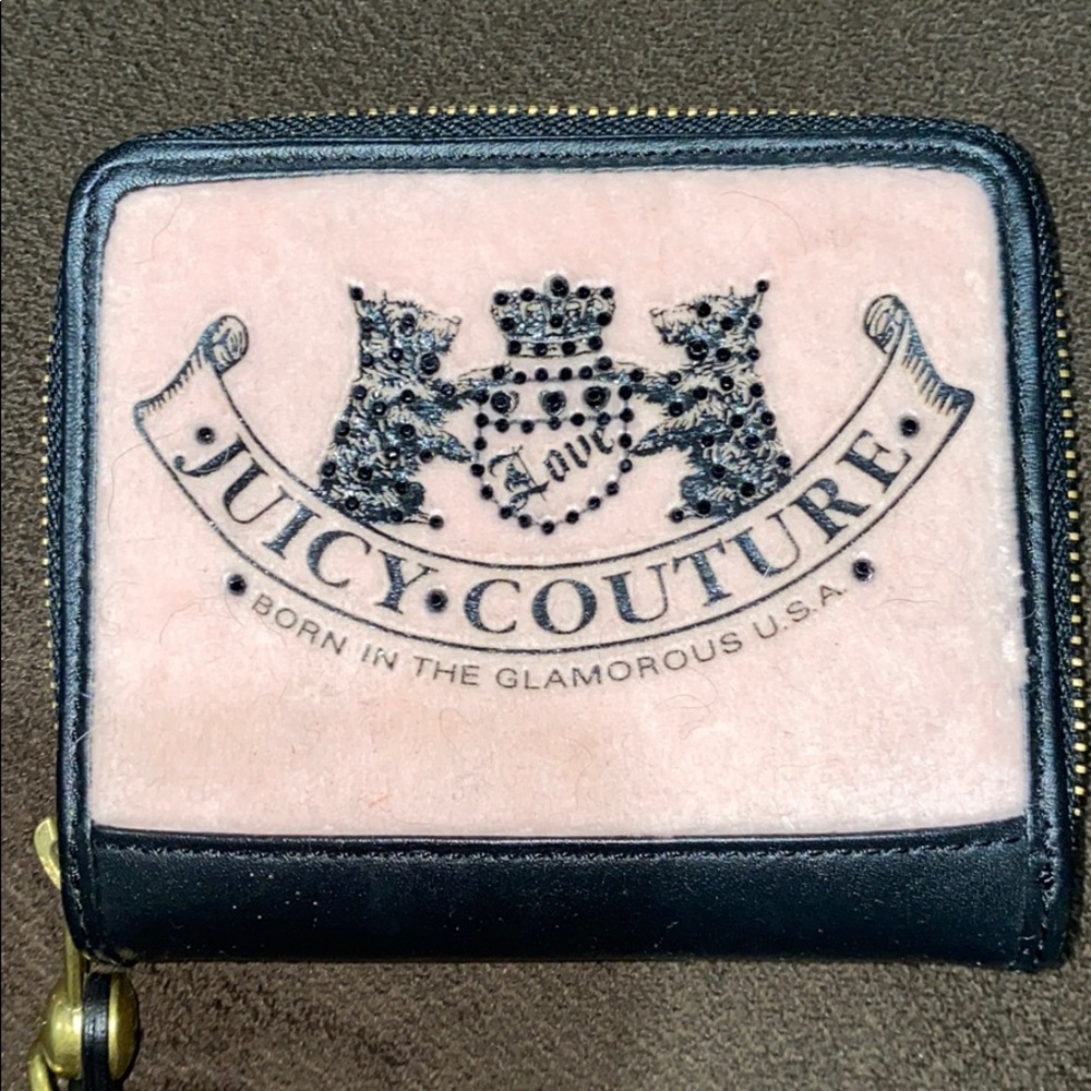 Small Juicy Velour Wallet